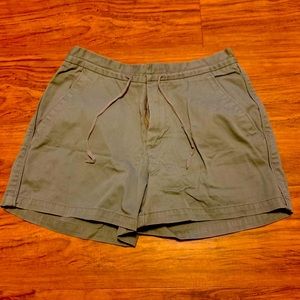 Olive cargo type shorts